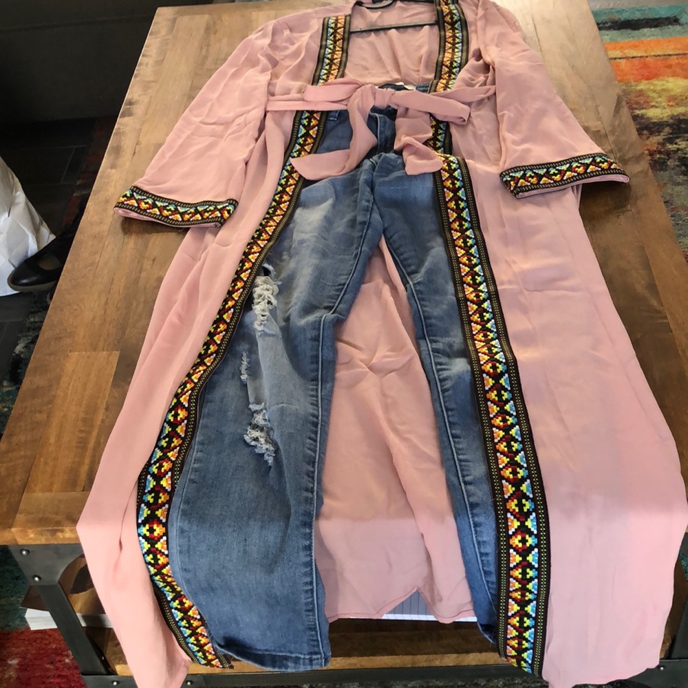 Combo set Duster & Jeans